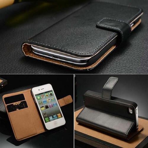 Real genuine leather - leather, flip