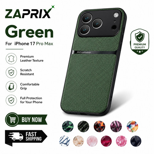 Zaprix leather case - leather, iphone