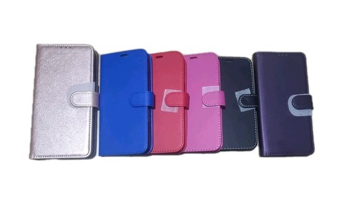 Leather flip folding wallet - leather,
