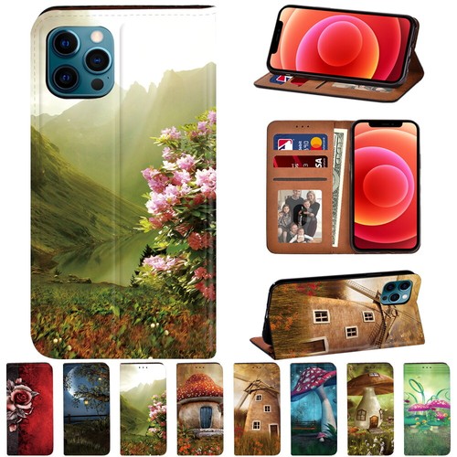 Forest leather cell phone - cell,