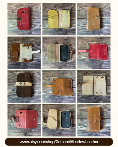 Minimalist leather phone - minimalist,