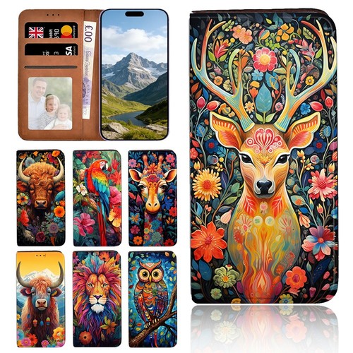 Vibrant animal art leather - art,