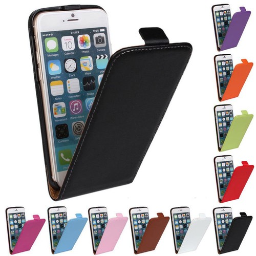 Real genuine leather flip - real,