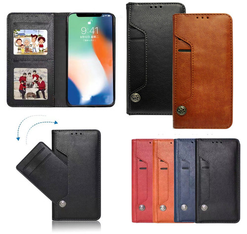 Leather wallet phone case - case, with