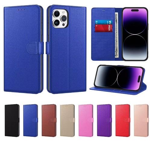 Leather flip wallet case - case, for