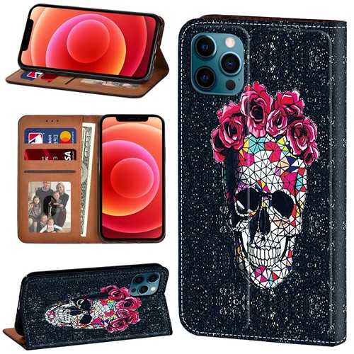 Printed leather flip - printed,